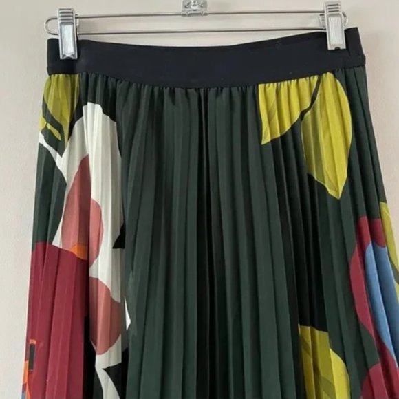 DR2 by Daniel Rainn pleated floral skirt - Picture 3 of 5